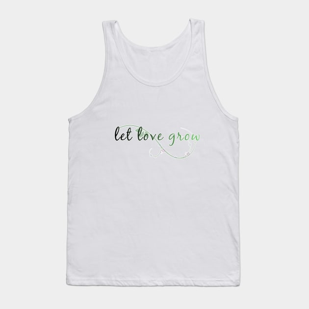 Let Love Grow Tank Top by nochi